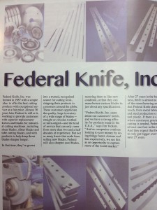 Federal Knife Profile