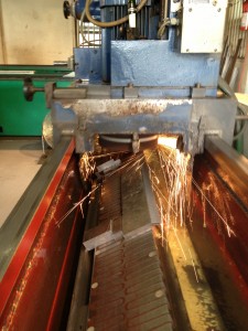 Shear blade Grinding